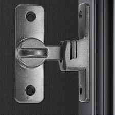 Aluminum Alloy 6 Piece Latch Locks for Doors Cabinets Garages Pet Barriers