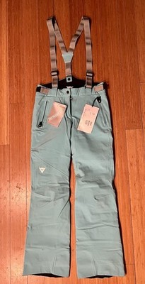 Dainese Women's Light Blue Snow Bib Pants Waterproof Insulated Dermizax EV S
