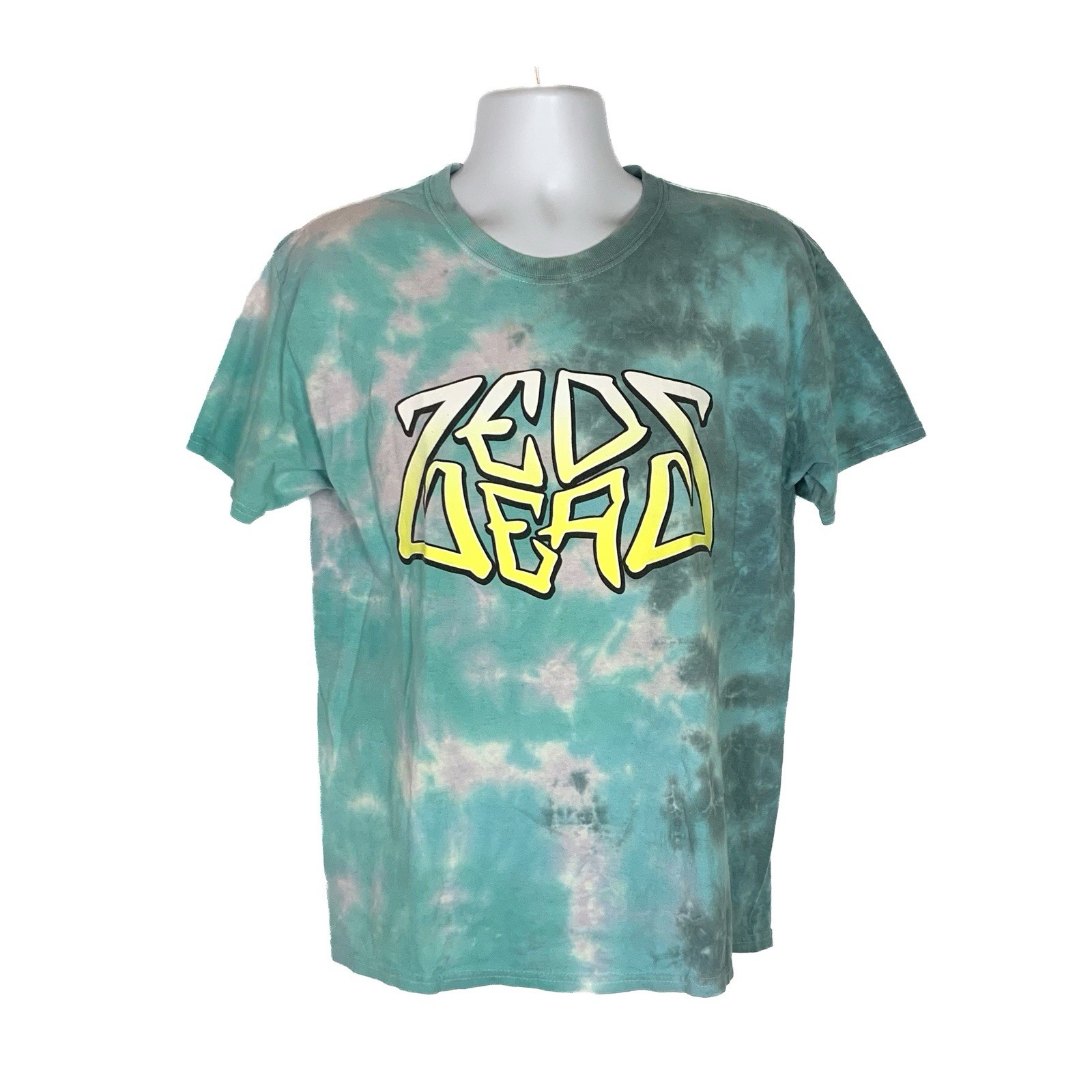 T Shirt Tie Dye Large Graphic 2 Sided
