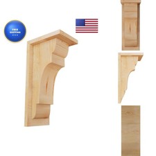 Ekena Millwork COR06X08X16NEB01RDF 6x8x16 New Brighton Rough Sawn Corbel