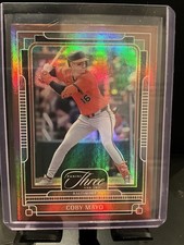 2025 Panini Three and Two #148 Coby Mayo Bases Loaded #/3