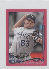 2014 Topps Mini Pink BCA 2/25 Rafael Betancourt #139 y0i