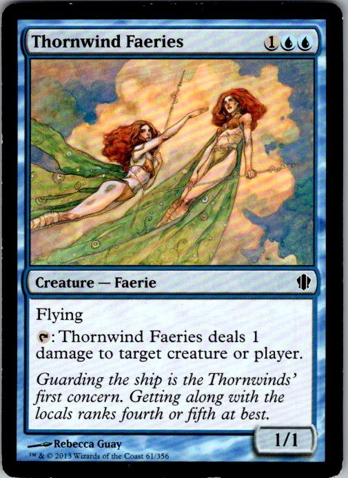 Thornwind Faeries 61 Common Commander 2013 Magic: The Gathering Lightly Played