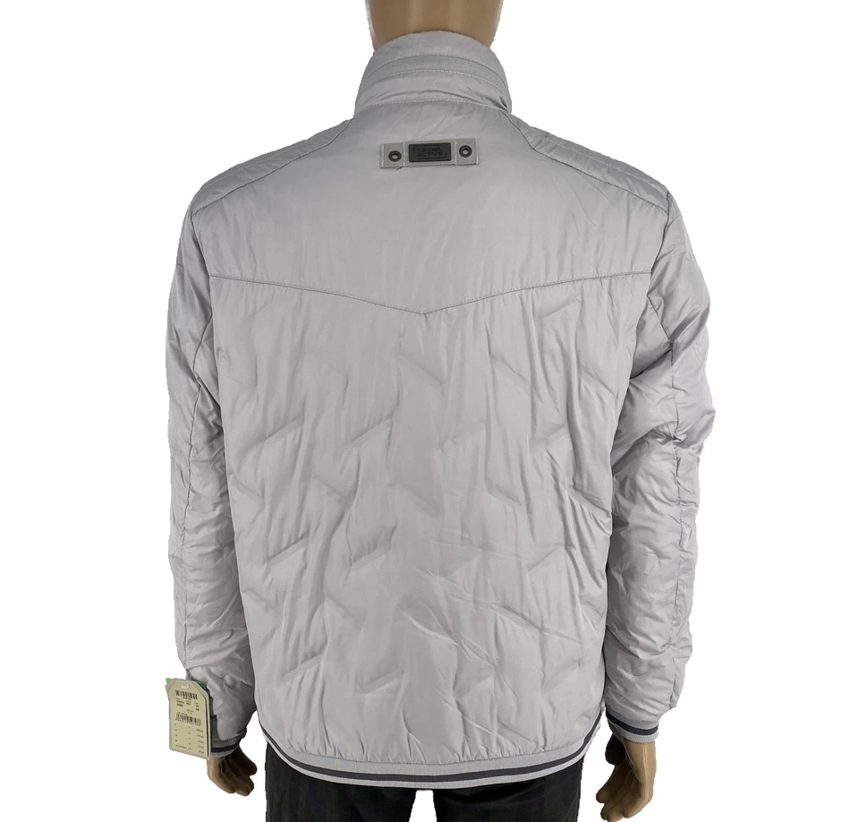 Camel Active Hombre Gris Ligero Acolchado Bomber Chaqueta Talla Eu 50GB / US 40 - Imagen 3 de 4