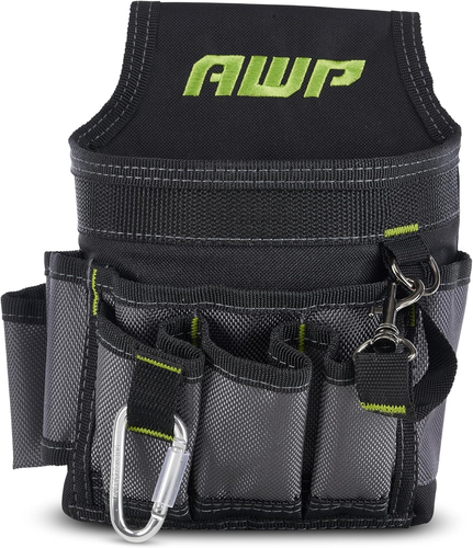 AWP Ballistic Nylon Electrician Tool Pouch | Black & Gray - Picture 10 of 12