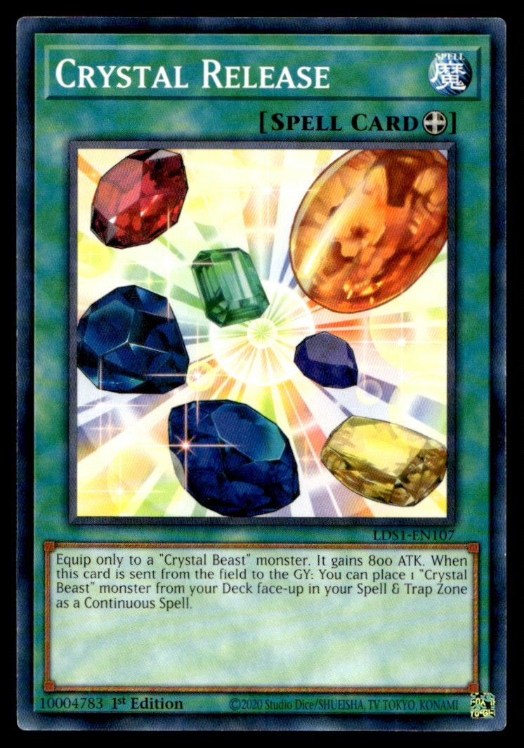 Crystal Release Legendary Duelists: Season 1 LDS1-EN107 MP YuGiOh TCG | Buy 10 G