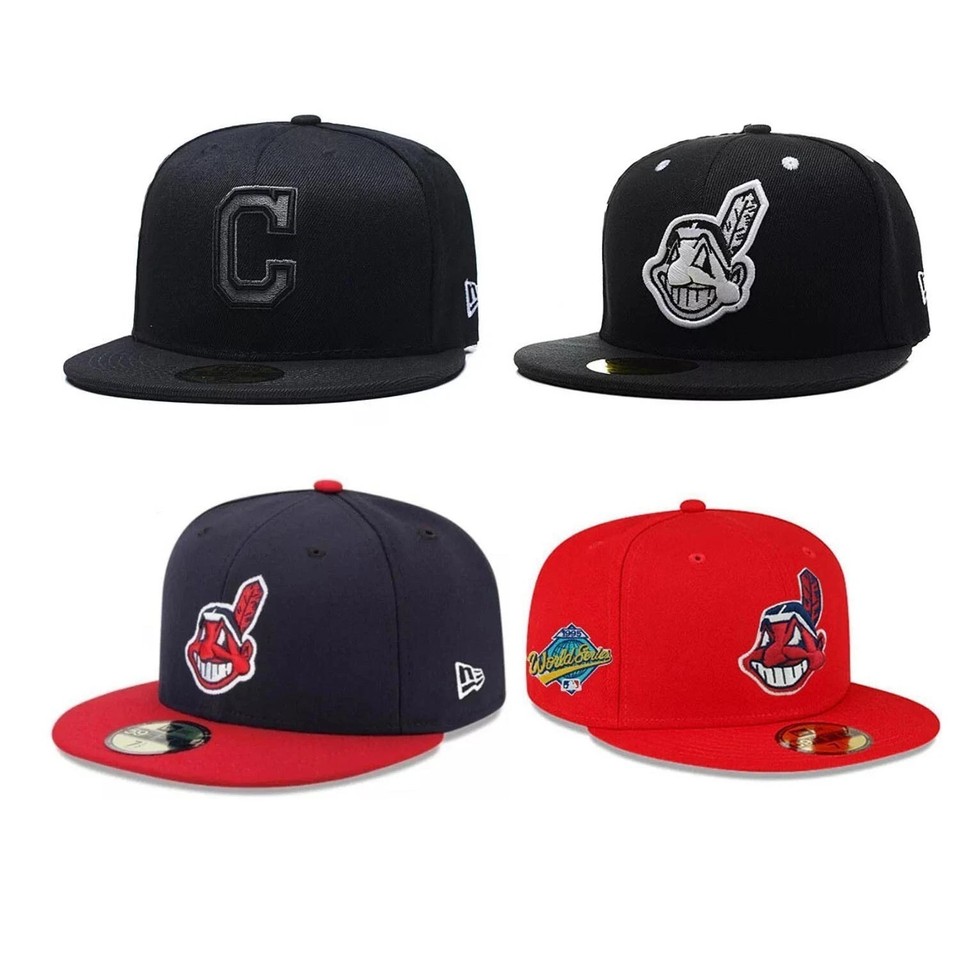 Cleveland Indians CLE MLB Authentic New 59FIFTY Fitted Cap - 5950 Hat Era