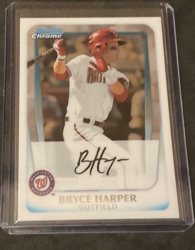 2011 Bowman - Chrome Prospects Bryce Harper #BCP1 (RC) MVP Nationals Phillies