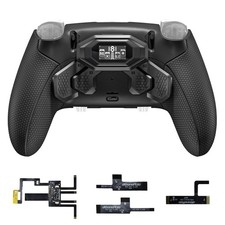 eXtremeRate Beyond Back Paddles Grips Bottom Shell Kit for PS5 Edge Controller