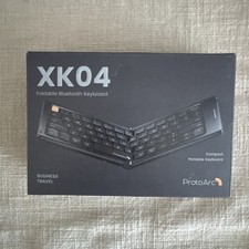 ProtoArc Foldable Compact Keyboard XK04 Portable Bluetooth Keyboard