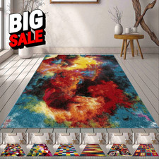 Large Modern Multi Color Area Rug Living Room Bedroom Floor Mats Hallway Runner