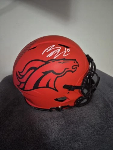 Bo Nix Signed Full Size Helmet Orange, Beckett Certified