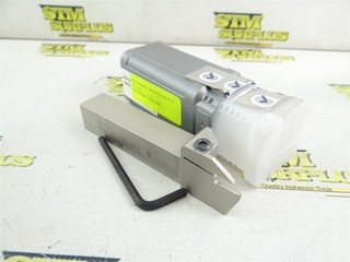NEW ISCAR INDEXABLE FACE GROOVING TOOL HOLDER 25MM SHANK HFHR 25 140 4T25