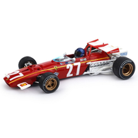 Ferrari 312 B J.Ickx 1970 N.27 8Th Belgium Gp With Pilote 1:43 Brumm Formula 1 -