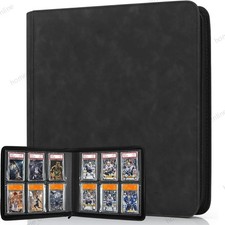 Graded Card Binder - Holds 60 Graded Slabs, Suitable for PSA Slabs  6 Pockets