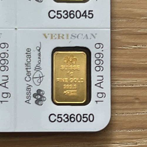 PAMP 1 Gram Gold Bar Multicard - Picture 2 of 3