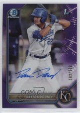 2022 Bowman Chrome Prospect Purple Refractor 182/250 Dayton Dooney Auto 02sc