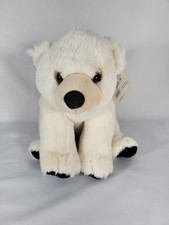 Wild Republic Polar Bear Plush Baby 10  inch Stuffed Animal Soft EUC Tags