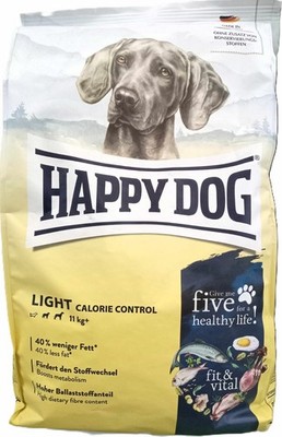 12 kg Happy Dog Light (  4,37/kg) Calorie Control Adult fit & vital Hundefutter