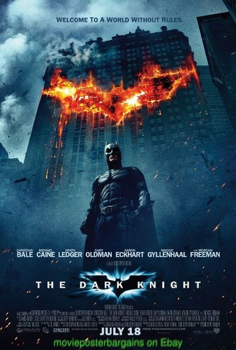 DARK KNIGHT MOVIE POSTER Double Sided 27x40 Inch CHRISTOPHER NOLAN Directed