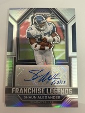 2022 Panini Prizm - Franchise Legends Signatures Shaun Alexander #FL-SA /99 (AU)