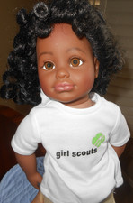 Our Generation Battat 18" Doll Black African American Brown Hair  Eyes  Outfit