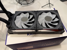 NZXT Kraken Elite 240 RGB 2x120mm AiO Liquid CPU Cooler - Matte Black