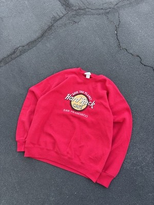 Vintage 90's Hard Rock Cafe San Fransisco California Lee Heavyweight Crewneck