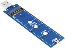 M.2 to USB 3.0 Adapter, USB to 2230 2242 2260 2280 M2 SSD Drive Adapter,B Key NG