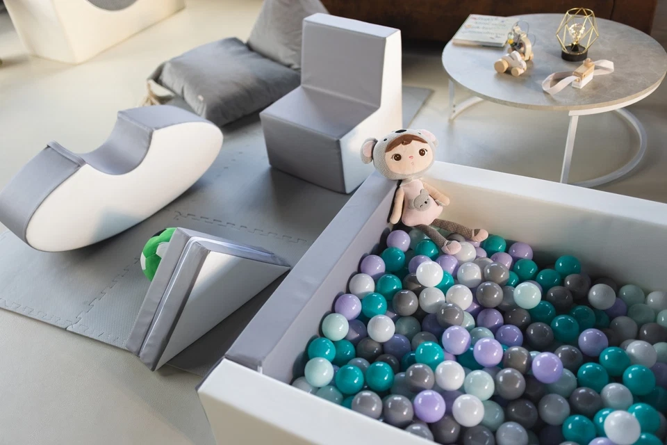 Ensemble de meubles en éco-cuir chambre enfant: 2xfauteuil+pouf dépliant - Photo 4/4