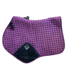 Lemieux Pro Sport Close Contact Saddle Pad “suede” In Maroon Size Large