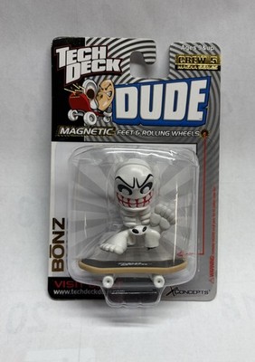 Tech Deck Dude Magna Crew 5 Bonz #030 Magnetic Figure with Skateboard 2.5'' New
