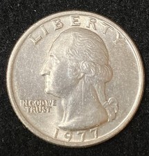 1977 P Washington Quarter BU UNC Full Breast Feathers Nice Coin!