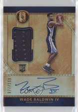 2016 Panini Gold Standard Jersey 77/199 Wade Baldwin IV #216 Rookie Auto RC 0q0
