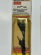 Recoton 1985 RCA “Y” adapter AC230