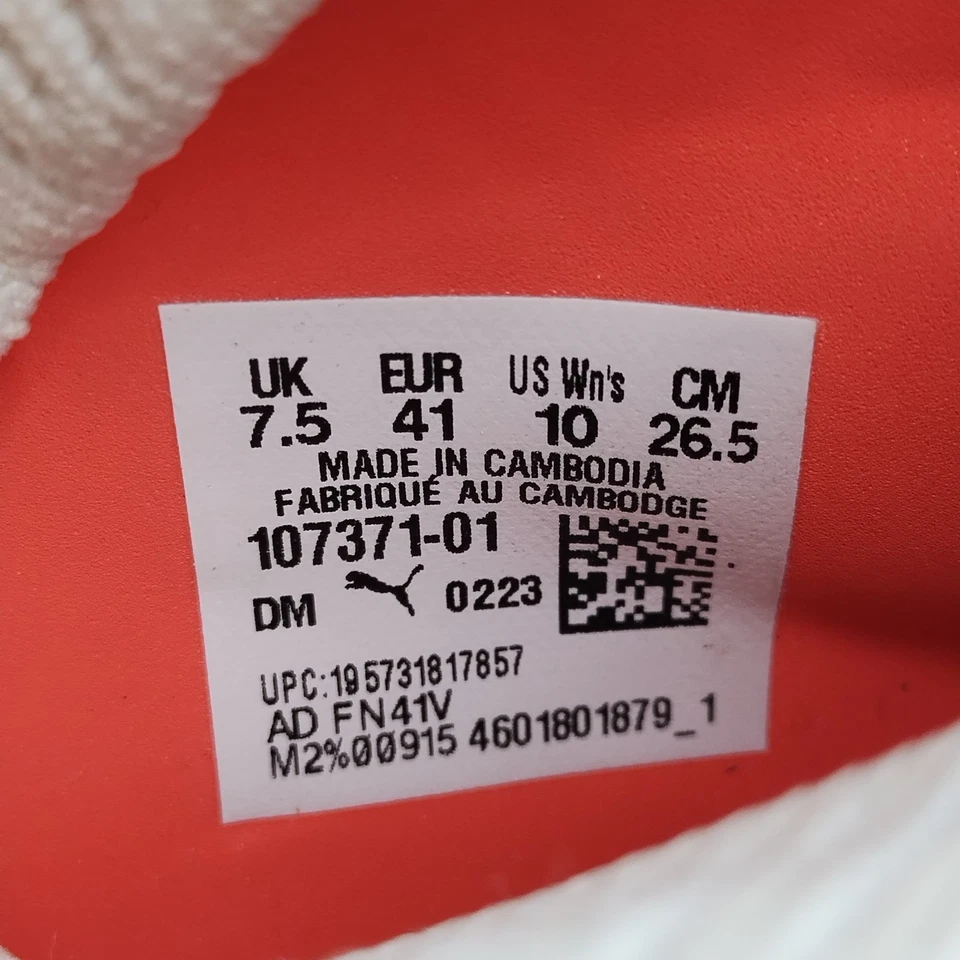 PUMA Future Match FG/AG Soccer Cleats Womens US Size 10 Multi Lace Up 107371-01 - Image 4 of 4