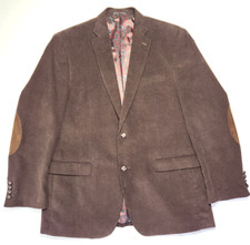 Lauren Ralph Lauren men's corduroy blazer sport jacket chocolate elbow patch 42R