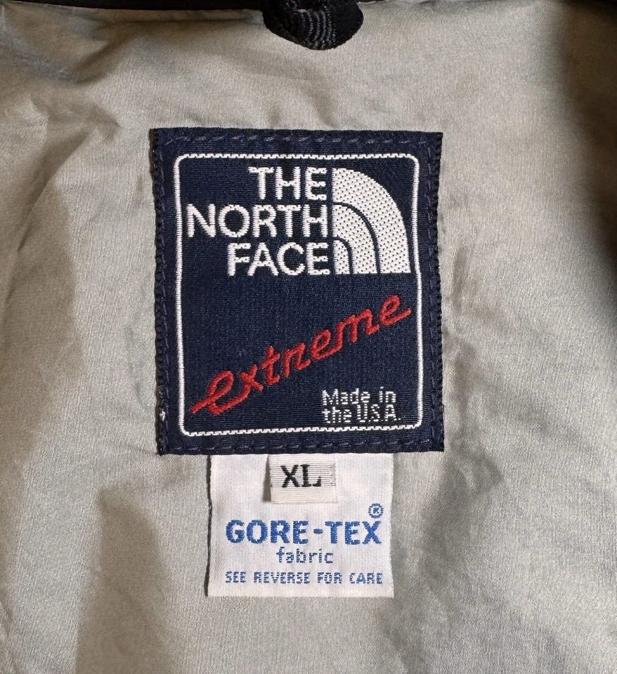 1987 The North Face Extreme Padded Ski Jacket Men’s XL Blue/Red Gore-Tex USA - Image 3 of 4