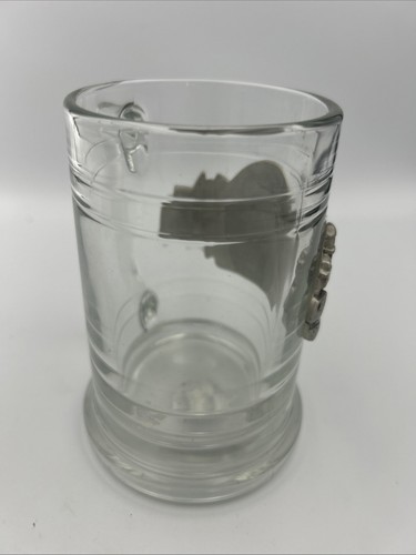 New England Patriots Glass Beer Mug With Handle NFL Collectible - Picture 5 of 7