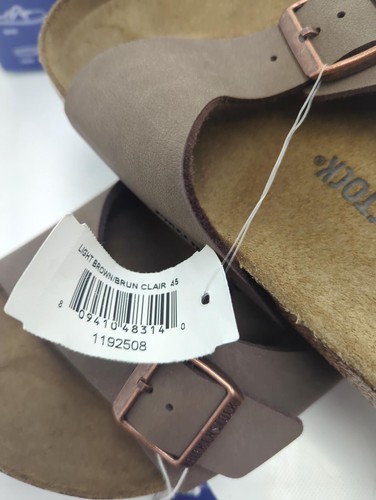 Birkenstock Madrid BS Mens/Womens Open-back Sandals-Regular Fit, Mocca, Size 12 - Picture 2 of 4