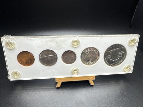 1955 US Mint Proof Set 90% Silver Capital Plastic Holder IN WRAPPING still - 第 4/4 張圖片