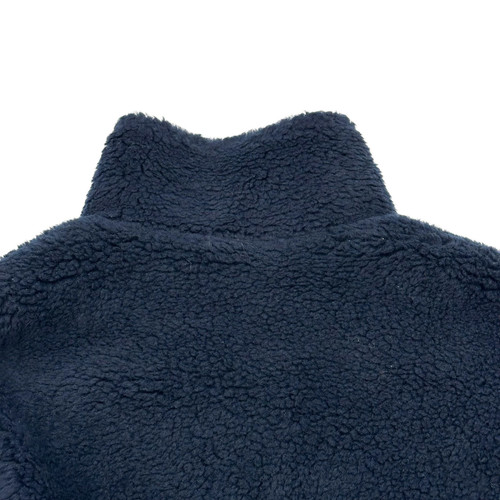 Louis Vuitton Men's Navy Polyester Leather Patch Fleece Blouson M Used - Bild 6 von 12