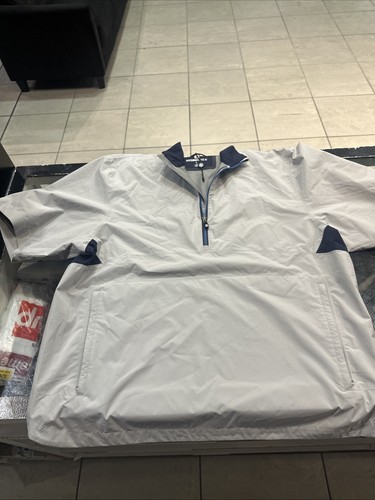 Veste De Golf FootJoy Dryjoys Hydrolite Homme – Imperméable, Coupe-vent, Taille M, Manches Courtes