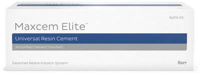 #ad Kerr 33872 Maxcem Elite Self Etch Adhesive Resin Cement Syringe 2 Pk Clear 5 Gm $82.99