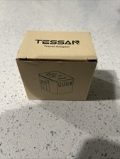 TESSAN Universal Travel Adapter Eu AUS TYPE C/G/A/I - X003DKVCD9 - NEW