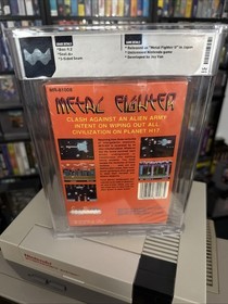 Color Dreams Metal Fighter Video Game Nintendo NES Graded WATA 9.2 A+ Sealed