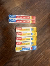 SCRIPTO vintage long, thin, thick leads, lot of 7 total NOS