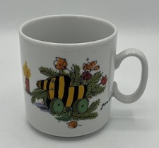 Janosch Kaffeebecher Tasse Frohsinnige Weihnachtsgrüße Tiger Ente Thomas Germany