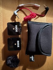 RØDE Lavalier Funk Mikrophon Zubehör-Set (Adapter SC3/SC7, Deadcat, TRS-Kabel,