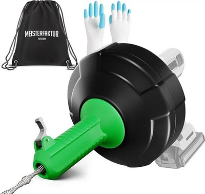 #ad Drain Snake 50 ft x 0.25 in with Drill Attachment $45.00